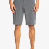 Men * | Low Price Quiksilver: Union Heather Amphibian 20 Boardshorts Black