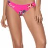 Women * | Attractive Maaji: Agate Sublime Classic Bikini Bottom Fuchsia