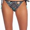 Women * | Low Price Nanette Lepore:Diamond Vines Tie Side Bottom Multi