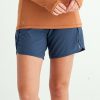 Clothing * | Unique Free Fly: Women'S Bamboo Lined Breeze 6 Short Bluedusk