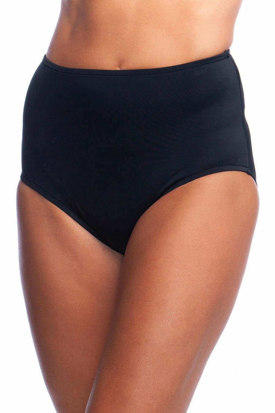 Women * | Store Maxine: Solid Full Brief Black