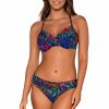 Women * | Limited Edition Sunsets: Panama Palms Crosroads Uuderwire Bra Panpa