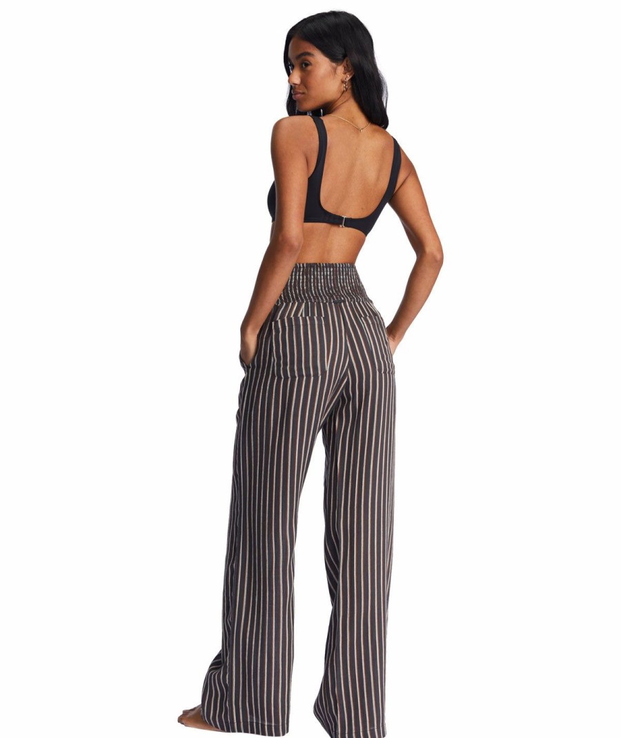 Clothing * | Exclusive Design Billabong: New Waves 2 Elastiic Waist Beach Pants Offblk2